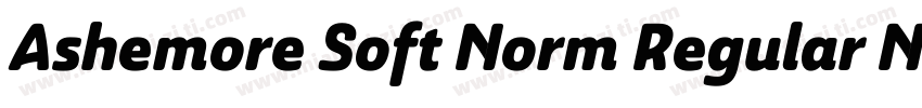 Ashemore Soft Norm Regular Norm Reg字体转换